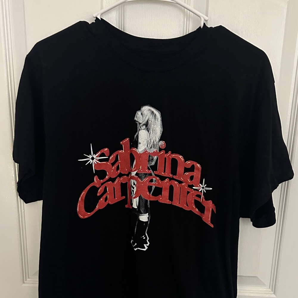 Black Sabrina Carpenter Graphic T-Shirt